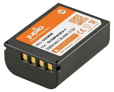 Produktbild von Jupio COL0016, Olympus, 2280 mAh, 7,2 V, Lithium-Ion (Li-Ion)