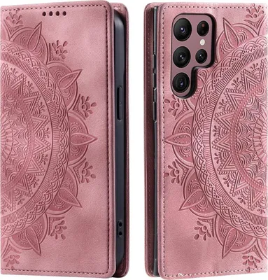 Produktbild von Hülle für Samsung Galaxy S24 Ultra Handyhülle Flip Case Cover Tasche Mandala