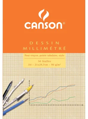 Zdjęcie produktu dla Papier graficzny CANSON, DIN A4, 90 g/m²