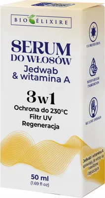 Obrázok produktu pre Vlasové sérum s hodvábom a vitamínom A 3v1 50ml