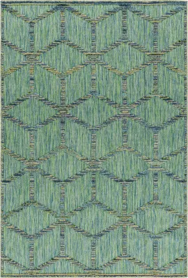 Produktbild von Carpetsale24 Outdoor Teppich Wetterfest für Terasse Balkon Küche Teppich Wasserfest Aussenteppich Mehrfarbig Hoch-Tief Effekt, Grösse: 80x250 cm
