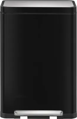 Image de EKO - X-Cube Poubelle à pédale 45 litres - Steel Stainless steel Polypropylene - noir, inox mat