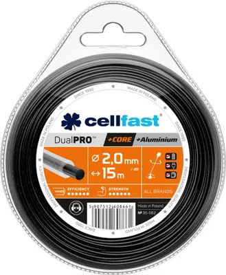 Immagine prodotto di Corda per tosaerba Cellfast Dual PRO - profilo tondo, 2,0 mm, 15 m