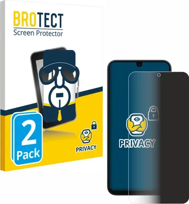 Produktbild von 2x BROTECT Sichtschutzfolie für Samsung Galaxy A17 5G Anti-Spy Privacy Sichtschutz Blickschutz Folie Blaulicht-Schutz