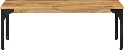 Image de vidaXL Table basse 100x55x35 cm en bois massif de manguier