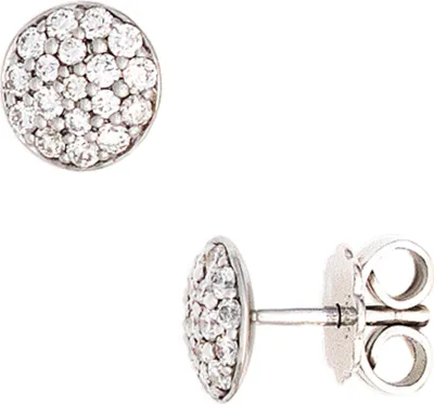 Produktbild von JOBO Ohrstecker 585 Gold Weißgold 36 Diamanten Brillanten 0,40ct. Ohrringe