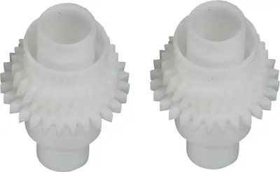 Produktbild von 2x Zahnrad Schneckenrad Ritzelrad für Motor Handmixer Handrührmaschine Bosch Siemens 00610702 610702 auch Neff Balay Constructa Gaggenau