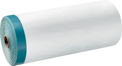 Produktbild von Abdeckfolie 2,4m hoch mit 16m UV Gewebe Klebeband Folie Abklebeband Kombi Masker