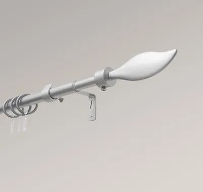 Produktbild von LYSEL® SET Flammendesign Stange Ø 13/16mm Silber, Länge: 130-240cm