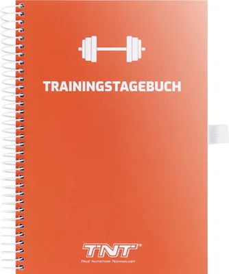 Produktbild von TNT Trainingstagebuch für Fitness und Krafttraining (A5) A5 orange