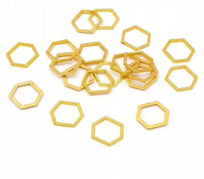 Produktbild von MIXFORM Metall-Verbinder Sechseckig Goldfarben 12x14mm