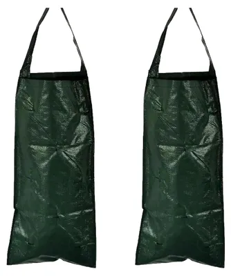 Produktbild von 3er Pflanzsack mit 10 Löchern, Atmungsaktive Pflanzsäcke für den Außenbereich, Vertikal Hängende Pflanzbeutel für Erdbeeren, Tomaten und Gemüse