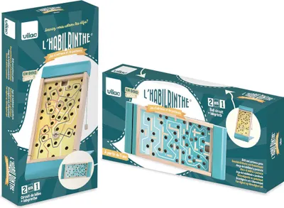 Produktbild von Vilac Holz Labyrinth Geschicklichkeitsspiel Kinder Lernspielzeug