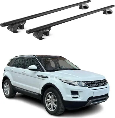 Image de Barres de toit transversales ABE pour Land Rover Evoque L538 2011-2018 Noir 2x