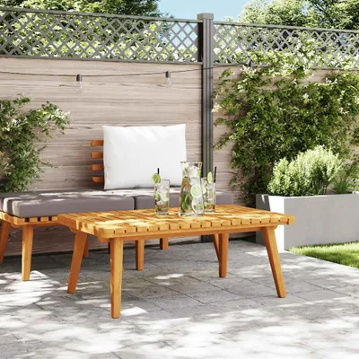 Obrázok produktu pre vidaXL Záhradný konferenčný stolík 90x55x35 cm z masívneho dreva akácie