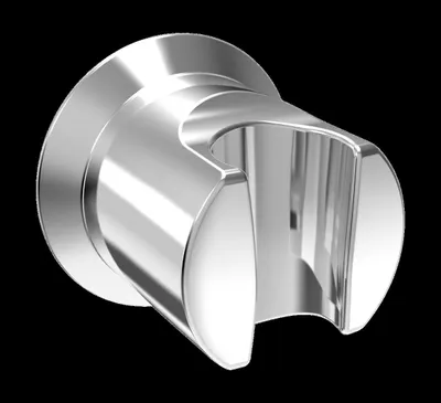 Produktbild von HANSA Brausehalter, rund, chrom, 04430100
