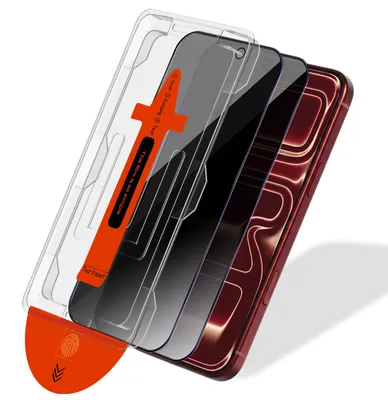 Obrázok produktu pre 2-balenie iPhone 18 Pro Max Privacy Ochranné sklo na displej Privacy - Tvrdené sklo | [Automatická inštalácia] - Bez bublín