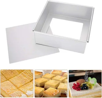 Obrázek produktu pro Hliníková forma na chléb čtvercového tvaru s odnímatelným dnem, 22 cm