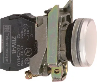 Produktbild von Schneider Electric XB4BVB1 Alarmlichtindikator 24 V Weiß
