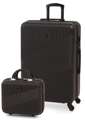 Obrázek produktu pro Cestovní kufr BERTOO Milano - černý set 2v1 XXL