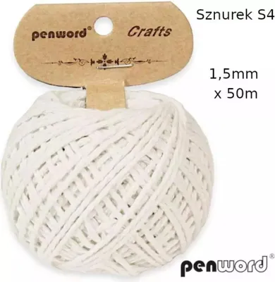 Produktbild von Sznurek jutowy naturalny 1,5 mm x 50 m