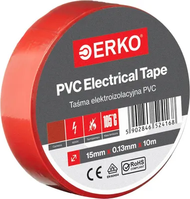 Productafbeelding van PVC Isolatietape 15mm x 10m, Rood