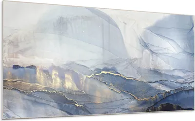 Produktbild von Abstrakte Landschaft In Schattierungen – Selbstklebende Fliesen – Wandverkleidung – Wandpaneel – PVC Fliesen – Vinylflisen – PCV Flisen – Selbstklebend – Wanddeko –100 x 50 cm