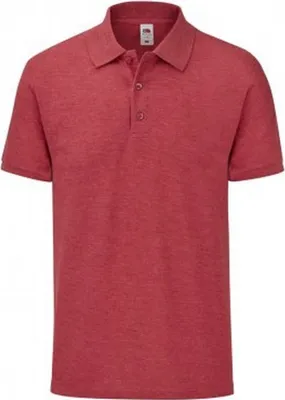 Produktbild von Fruit Of The Loom Herren Piqu Polo Shirt PC3572 (S) (Rot meliert)