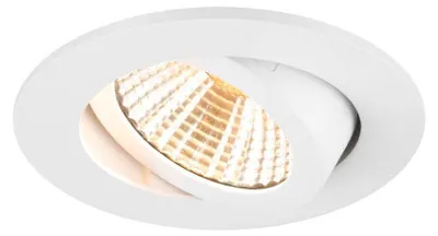 Imagen del producto de SLV 1007389, nueva lámpara empotrable LED para techo, 3000K, 38°, forma redonda, color blanco