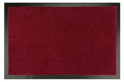 Zdjęcie produktu dla Mata podłogowa, czerwona, o dużej chłonności, 40x60 cm, antypoślizgowa, do użytku wewnątrz i na zewnątrz