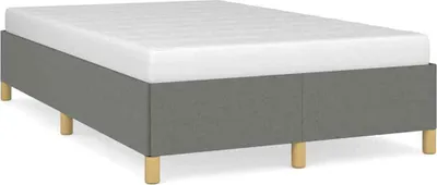 Obrázek produktu pro vidaXL Rám postele bez matrace tmavě šedý 120x190 cm látka