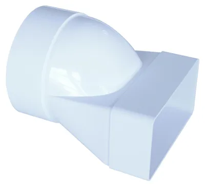 Immagine prodotto di Adattatore da tubo piatto a tubo tondo PVC piatto 60-120