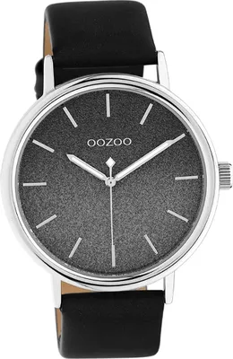 Produktbild von Oozoo Damen Armbanduhr schwarz Analog C10939 Timepieces Lederarmband D2UOC10939