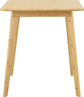 Produktbild von Esstisch Närpes Tisch quadratisch 70 x 70 cm Küchentisch Esszimmertisch für 2 Personen Bambus