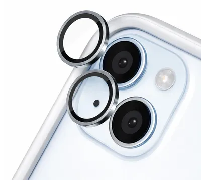 Immagine prodotto di Rhinoshield, pellicola protettiva antigraffio per fotocamera per Apple iPhone 15 / 15 Plus, blu