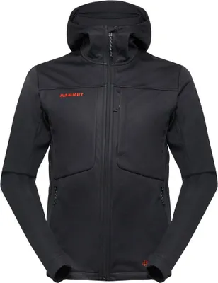 Produktbild von Ultimate VIII SO Hooded Jacket Men 25 Years, Softshell Jacke Herren - Mammut, Farbe:black, Größe:XL