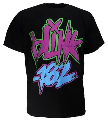 Produktbild von Blink-182 Neon-Logo-T-Shirt - XXL