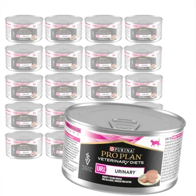 Produktbild von Purina Pro Plan Veterinary Diets UR Urinary 24x195g Nassfutter für Katzen Pastete Gegen Struvitsteine