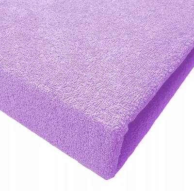 Produktbild von Nyks Spannbettlaken für Massageliege 60x190 cm Frottee Lavendel