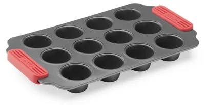 Image de Lékué Moule à Muffins - Tôle d'acier au carbone - antiadhésif - 12 Mini Muffins