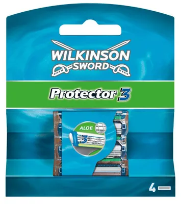Zdjęcie produktu dla Wilkinson Sword Protector 3, Mężczyźni, Wilkinson Sword, 4 szt.