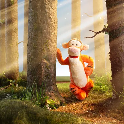 Produktbild von Disney WTP Flopsies Refresh - Kuscheltier 20 cm - Winnie Puuh Tigger - Tiger