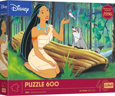 Obrázek produktu pro Puzzle 600 elementów 40-lecie Trefl Pocahontas