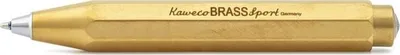 Produktbild von Kaweco BRASS SPORT, Clip-on-Einziehkugelschreiber, Blau, 1 Stück(e), Medium