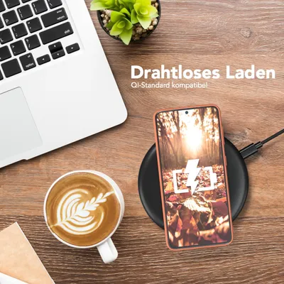 Produktbild von EAZY CASE - TPU Hülle für Samsung Galaxy S21 5G, TPU Case stoßfeste Handyhülle, weiches Cover mit Kameraschutz, Silikonhülle in Orange