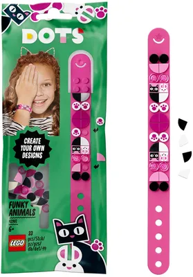 Zdjęcie produktu dla LEGO DOTS Funky Animals Bracelet, Zestaw do budowania, 6 lat(a), 33 szt., 18 g
