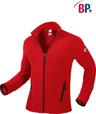 Produktbild von BP® Fleecejacke für Herren - rot - 2XL