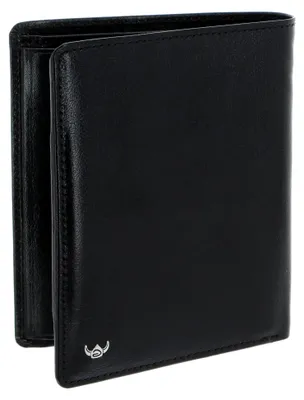 Produktbild von Leder Geldbörse Colorado RFID Protect Kombischeintasche 1249 Schwarz