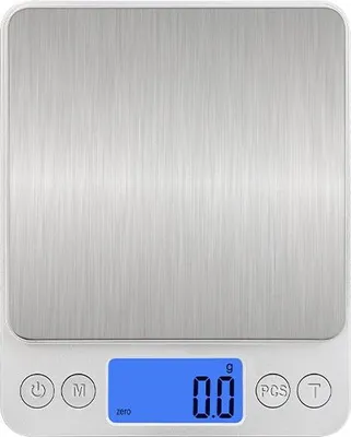 Produktbild von INF Wiederaufladbare Digitale Küchenwaage mit Batterie - Präzise Lebensmittelwaage