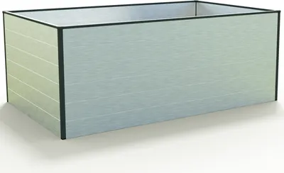 Produktbild von GFP Hochbeet Kräuter-Gemüse-Beet Aluminium CHRISTINA - 195x119x77cm - Aluminium eloxiert